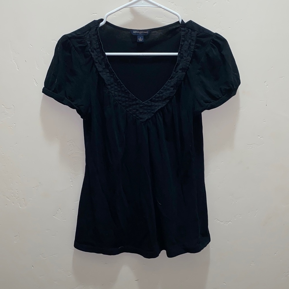 Banana Republic, Size S, Black T-shirt